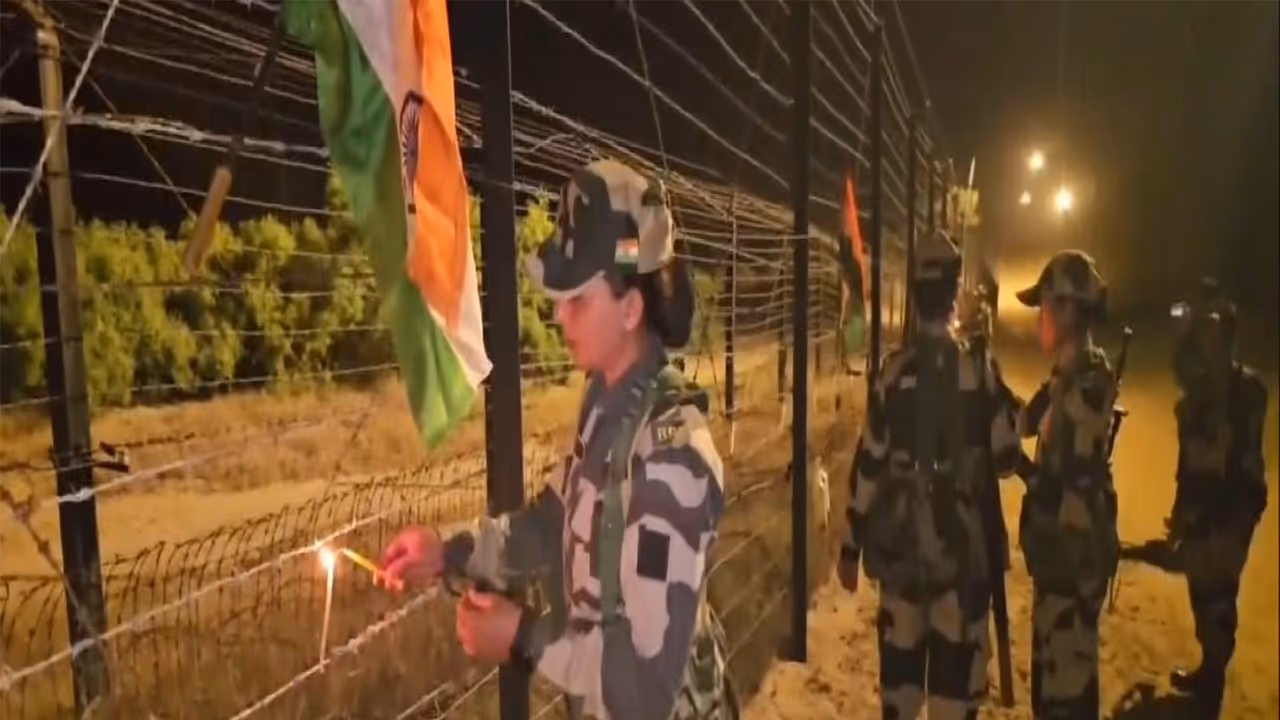 Diwali Indian Army BSF Light Up Borders with Festive Spirit Operation Sindoor