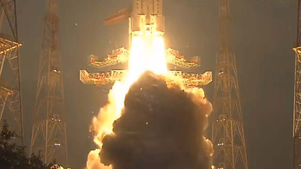 ISRO Launches Indias Heaviest Communication Satellite CMS 03