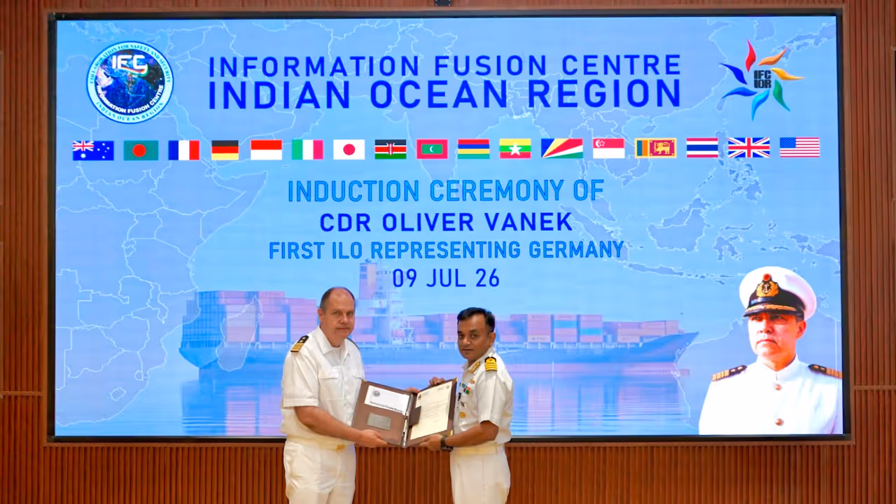 India Germany Defence Ties Deepen as Berlin Sends First Maritime Liaison Officer to IFC IOR India Germany Defence Ties Deepen as Berlin Sends First Maritime Liaison Officer to IFC IOR