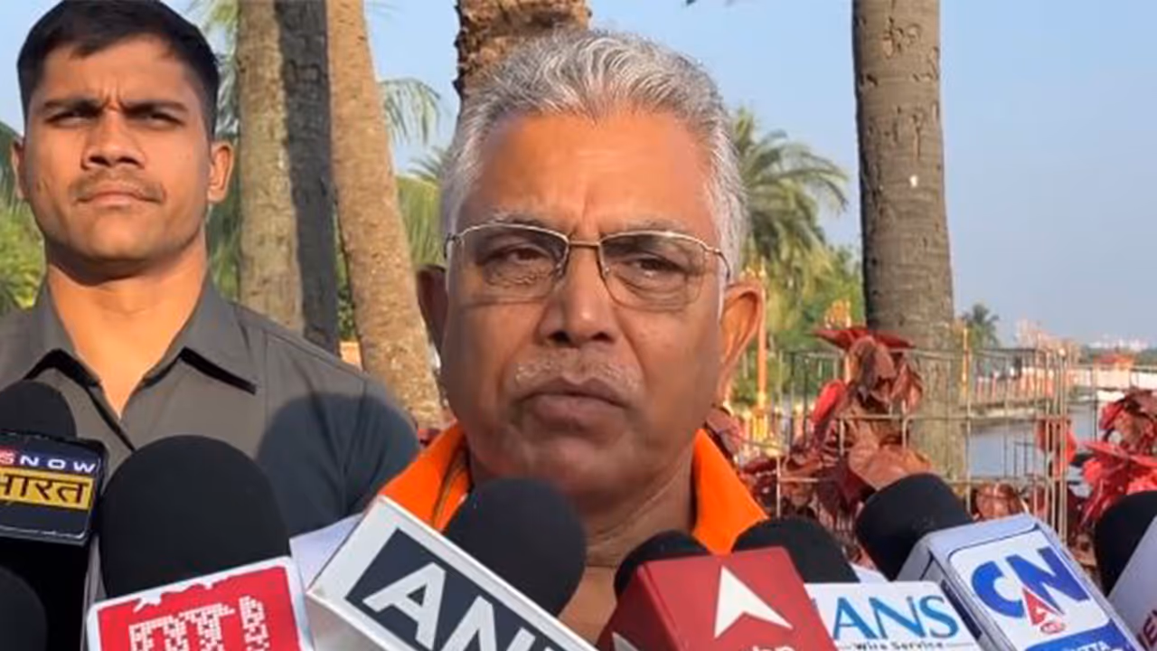 Dilip Ghosh Slams Rahul Gandhi And Kharge Over Remarks On PM Modis Father Dilip Ghosh Slams Rahul Gandhi And Kharge Over Remarks On PM Modis Father