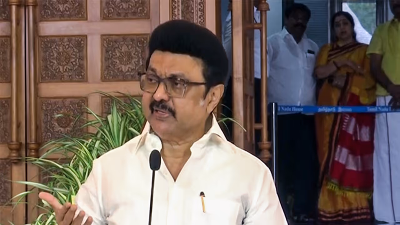 Tamil Nadu CM MK Stalin addresses media, accuses BJP of exploiting Karur stampede for political gain