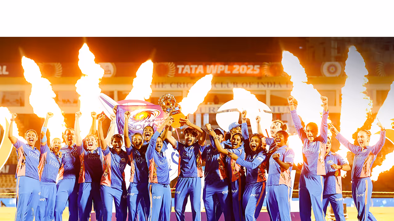 WPL 2025 champions Mumbai Indians. (Photo: ANI) WPL 2025 champions Mumbai Indians. (Photo: ANI)