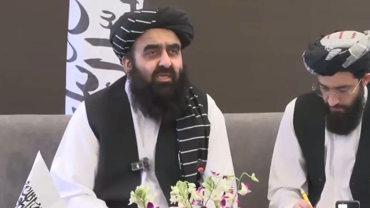 Afghanistan’s Foreign Minister Amir Khan Muttaqi 
