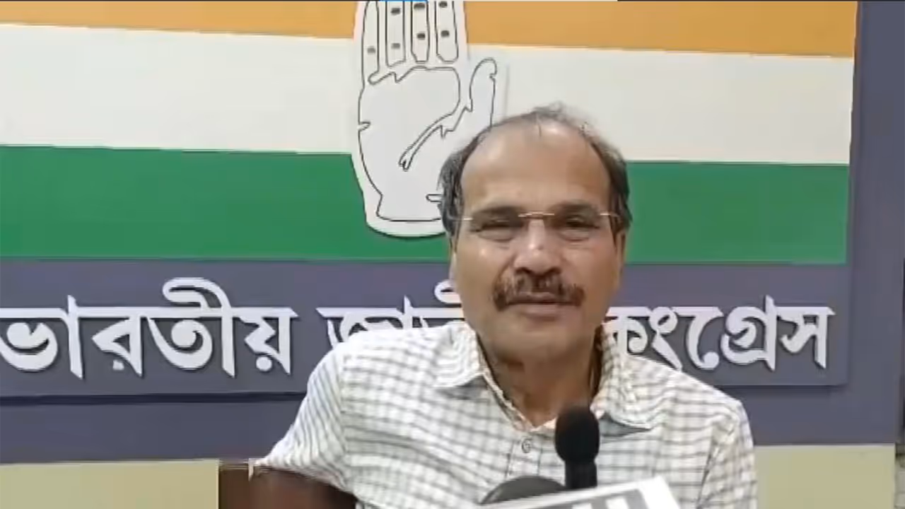 Congress leader Adhir Ranjan Chowdhury urges Karnataka govt to maintain peace amid RSS row(Photo: ANI)