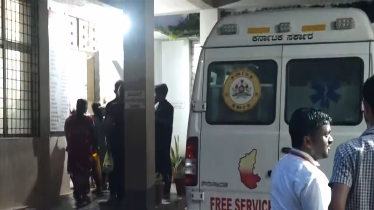 People receive treatment after falling ill at Karnataka CM Siddaramaiah’s event in Puttur