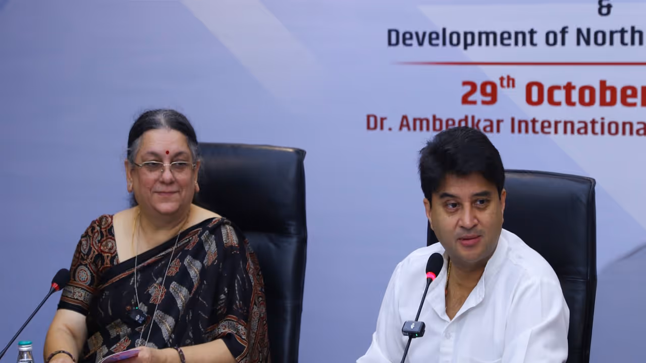 Jyotiraditya M. Scindia, Union Minister of Communications and DoNER (Photo/@IndiaPostOffice) 