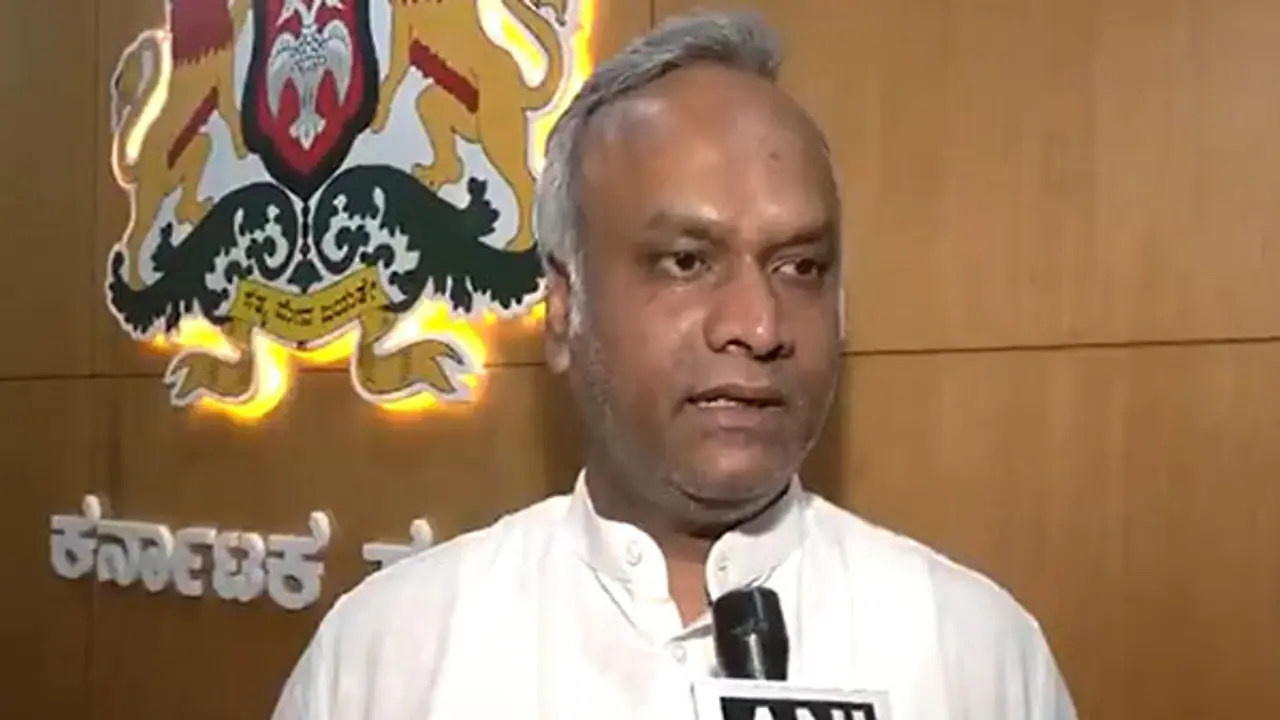 Karnataka Minister for Electronics, IT/BT, and Rural Development &amp; Panchayat Raj, Priyank Kharge (Photo/ANI)