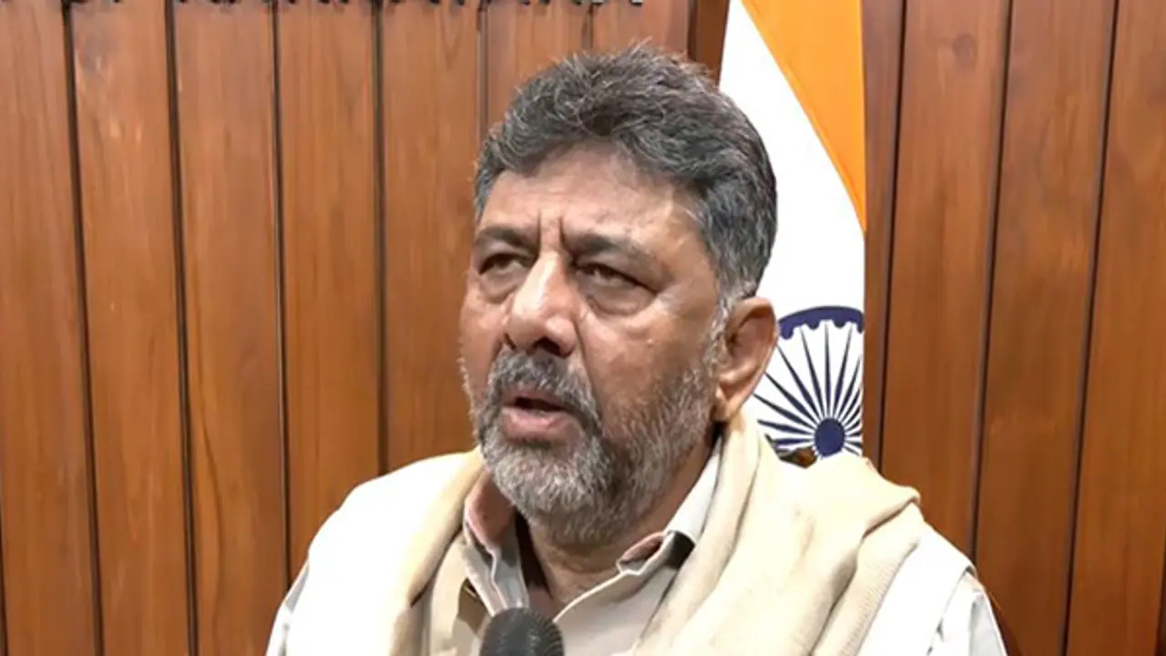 Karnataka Deputy Chief Minister DK Shivakumar (Photo/ANI)