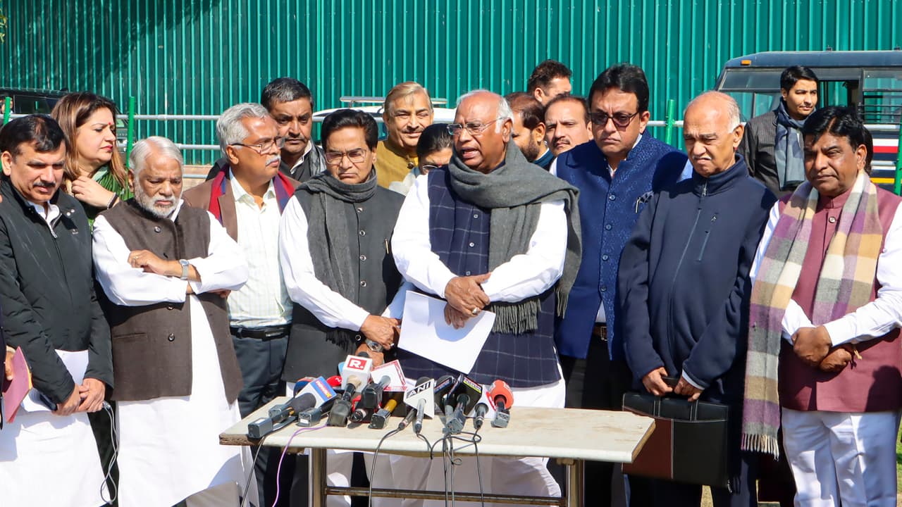 Leader of Opposition Mallikarjun Kharge Leader of Opposition Mallikarjun Kharge