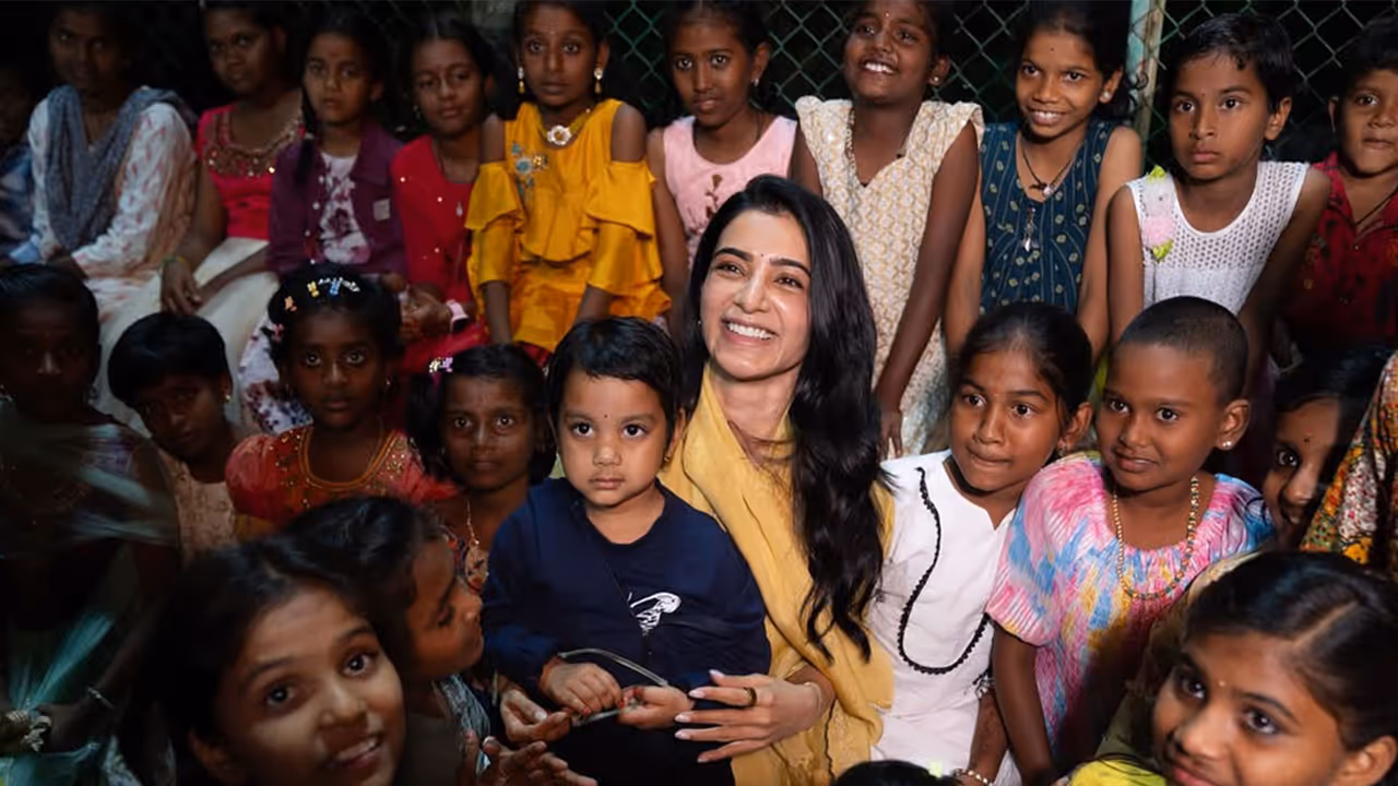 Samantha Ruth Prabhu celebrates Diwali with kids (Photo/instagram/@samantharuthprabhuoffl) Samantha Ruth Prabhu celebrates Diwali with kids (Photo/instagram/@samantharuthprabhuoffl)