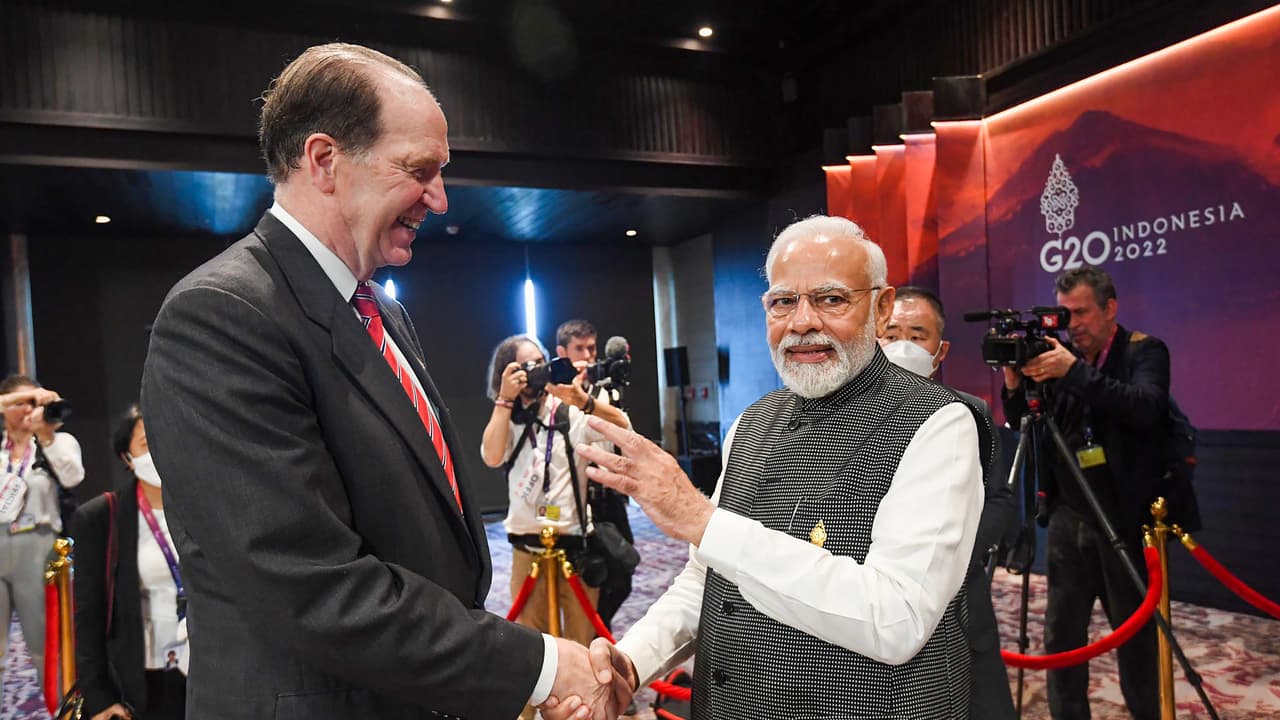 PM Modi with World Bank President