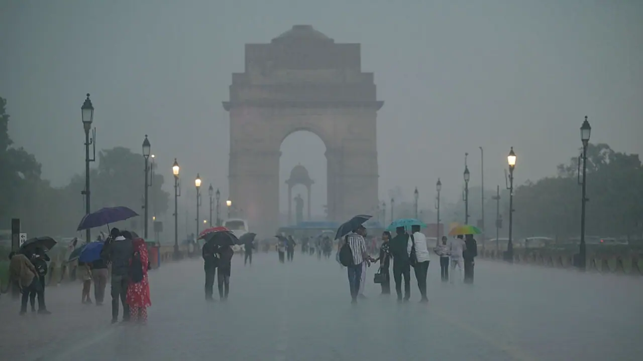 Delhi rain