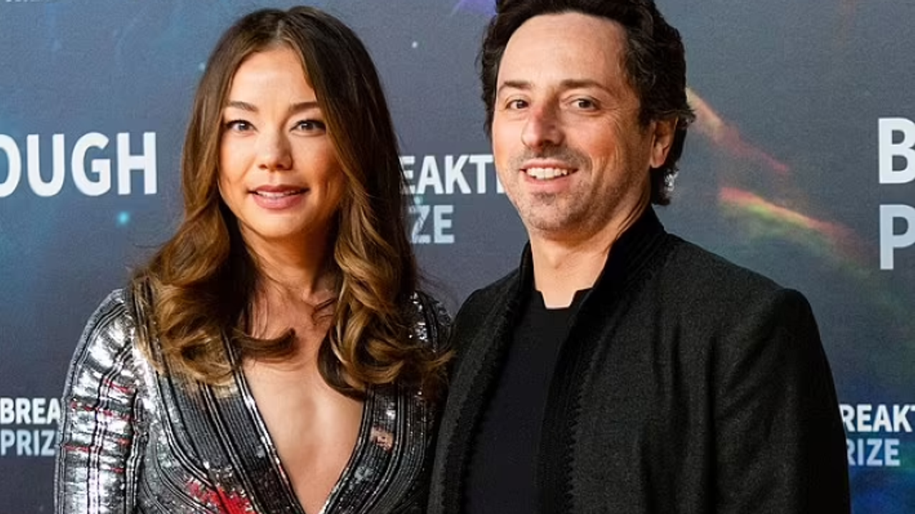 Sergei Brin with Shanahan Sergei Brin with Shanahan