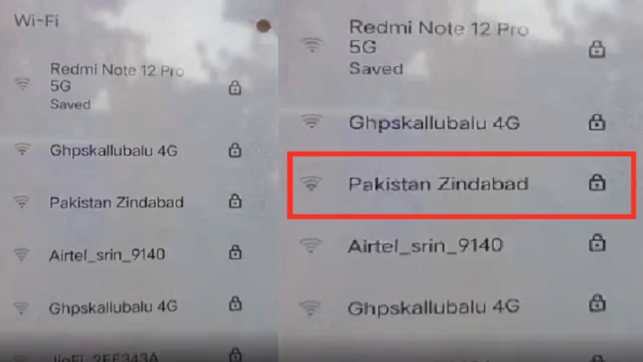 Pakistan Zindabad WiFi ID