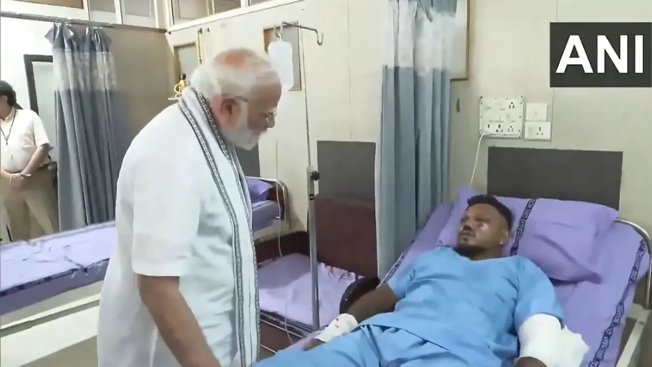 PM Narendra Modi meeting lone survivor