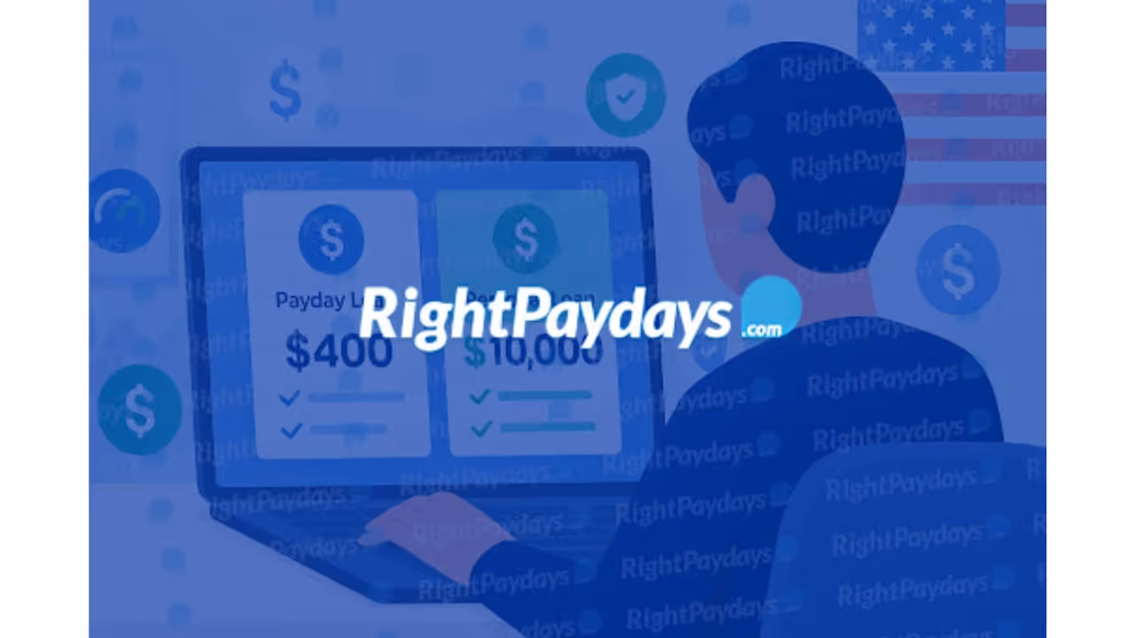 Right Paydays Launches in the USA: Compare Payday & Personal Loans on a Smarter Loan Comparison Website