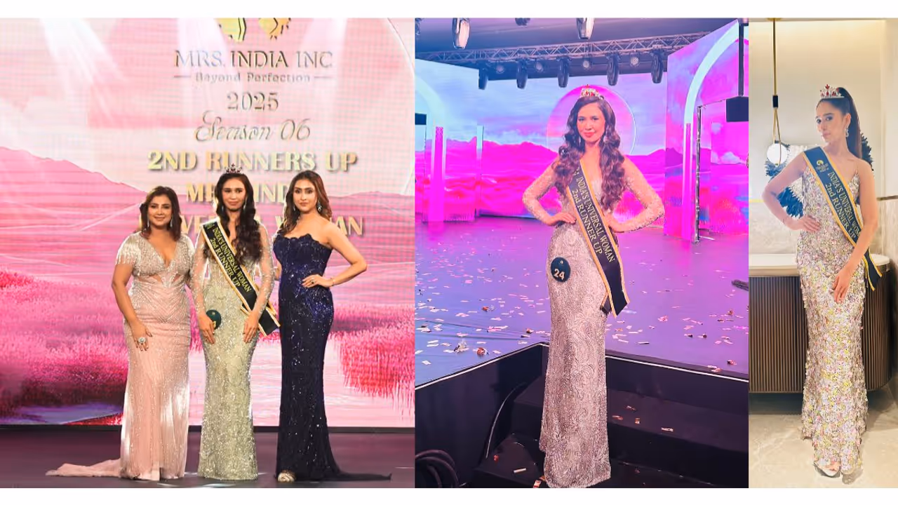 Shivani Rahangdale Sawant Wins 2nd Runner Up at Mrs. India Universal Woman 2025, Inspiring Women Nationwide
