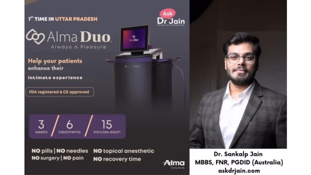 Lucknow based doctor leads technology driven initiative for intimate wellness Lucknow based doctor leads technology driven initiative for intimate wellness
