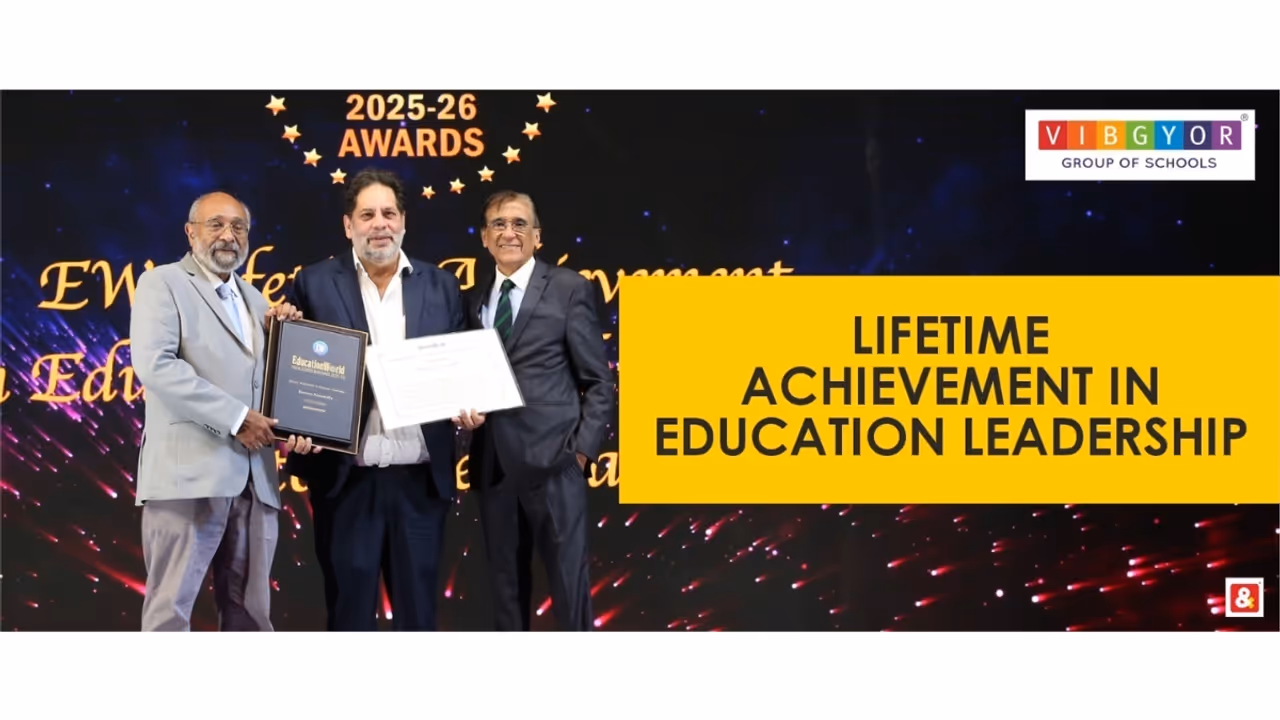 Rustom Kerawalla honoured with Lifetime Achievement Award at EducationWorld India School Rankings Awards 2025 26 Rustom Kerawalla honoured with Lifetime Achievement Award at EducationWorld India School Rankings Awards 2025 26