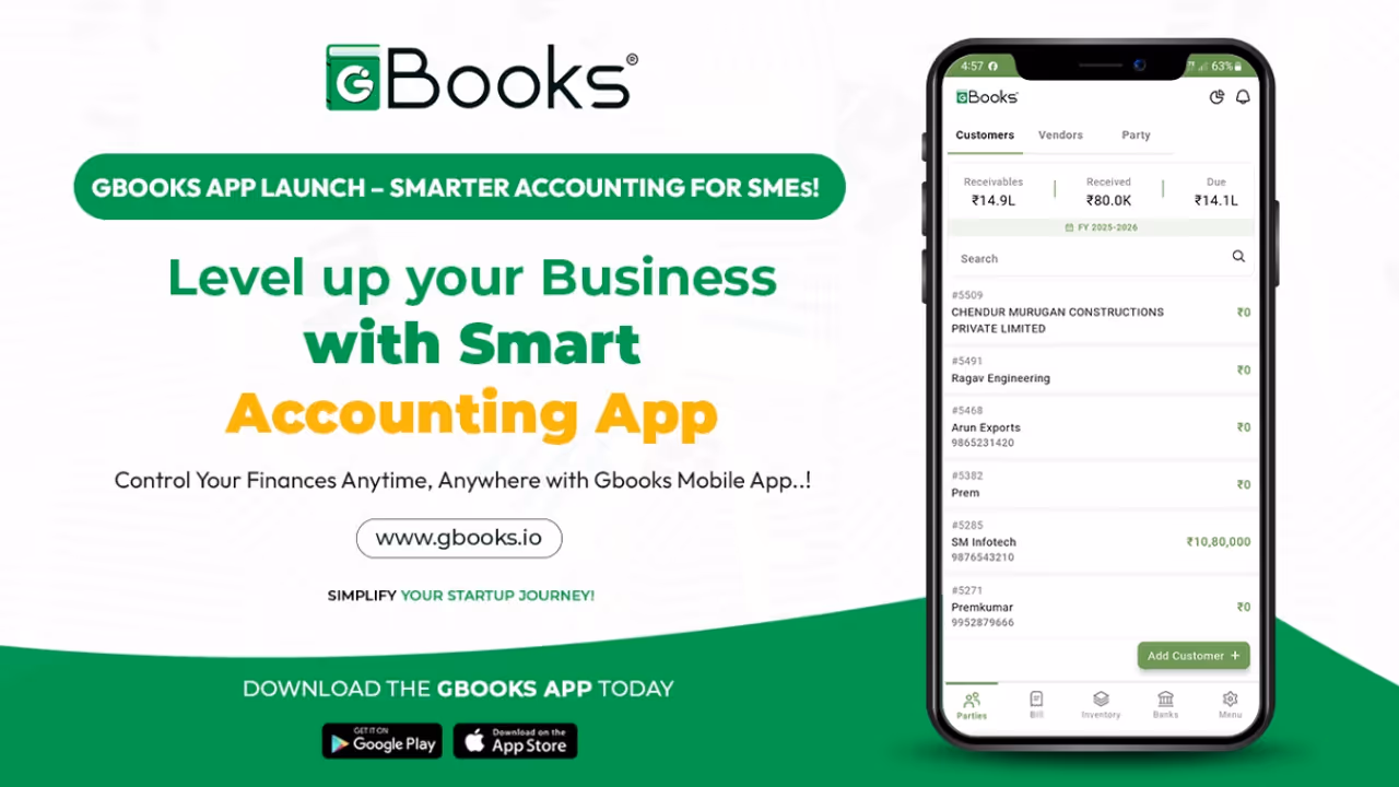Kanakkupillai’s Gbooks.io Brings New Mobile App to SME Businesses