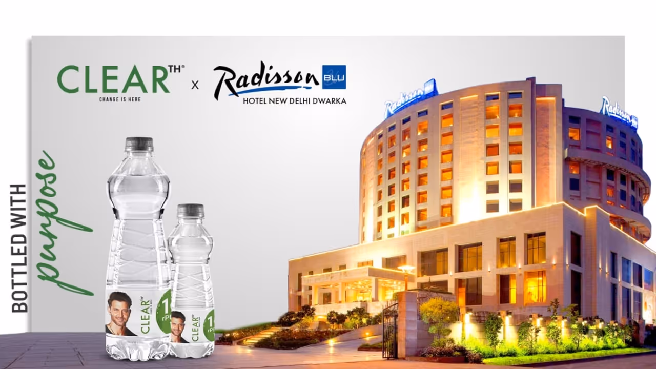 CLEAR’s 100% rPET Bottles Push Hospitality Toward a Greener Future