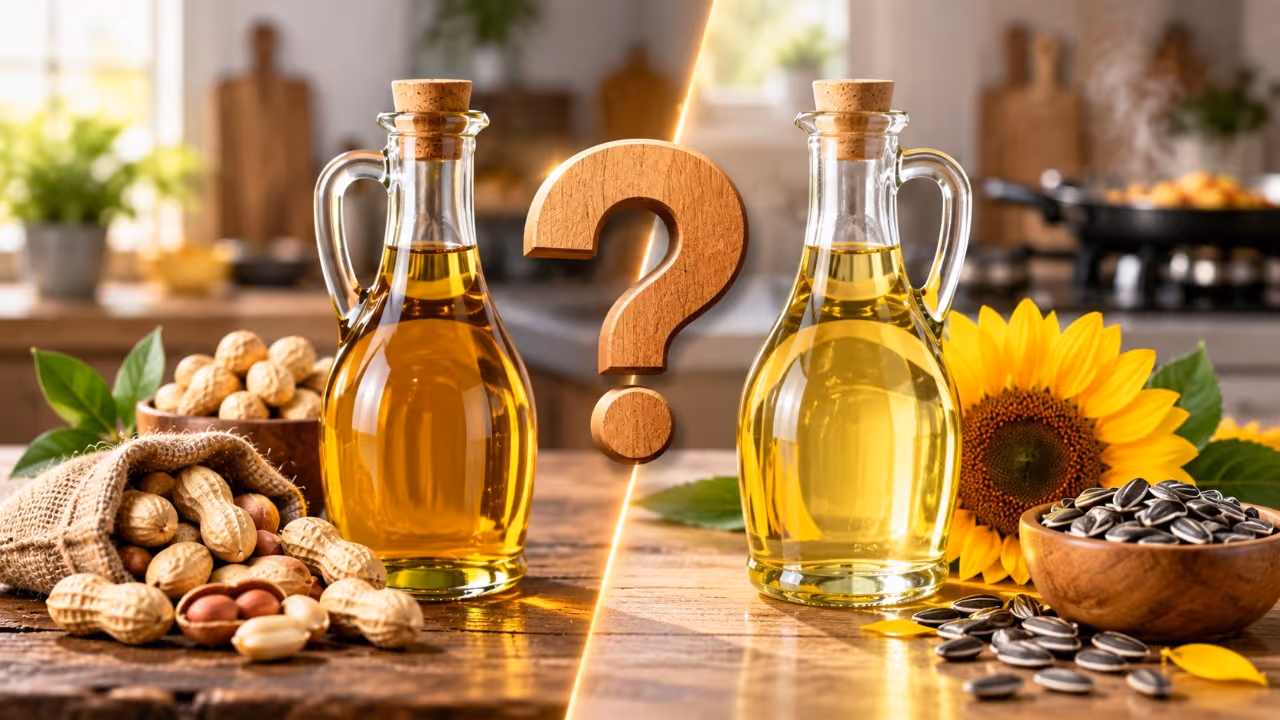 groundnut oil vs sunflower oil which is healthier for cooking groundnut oil vs sunflower oil which is healthier for cooking
