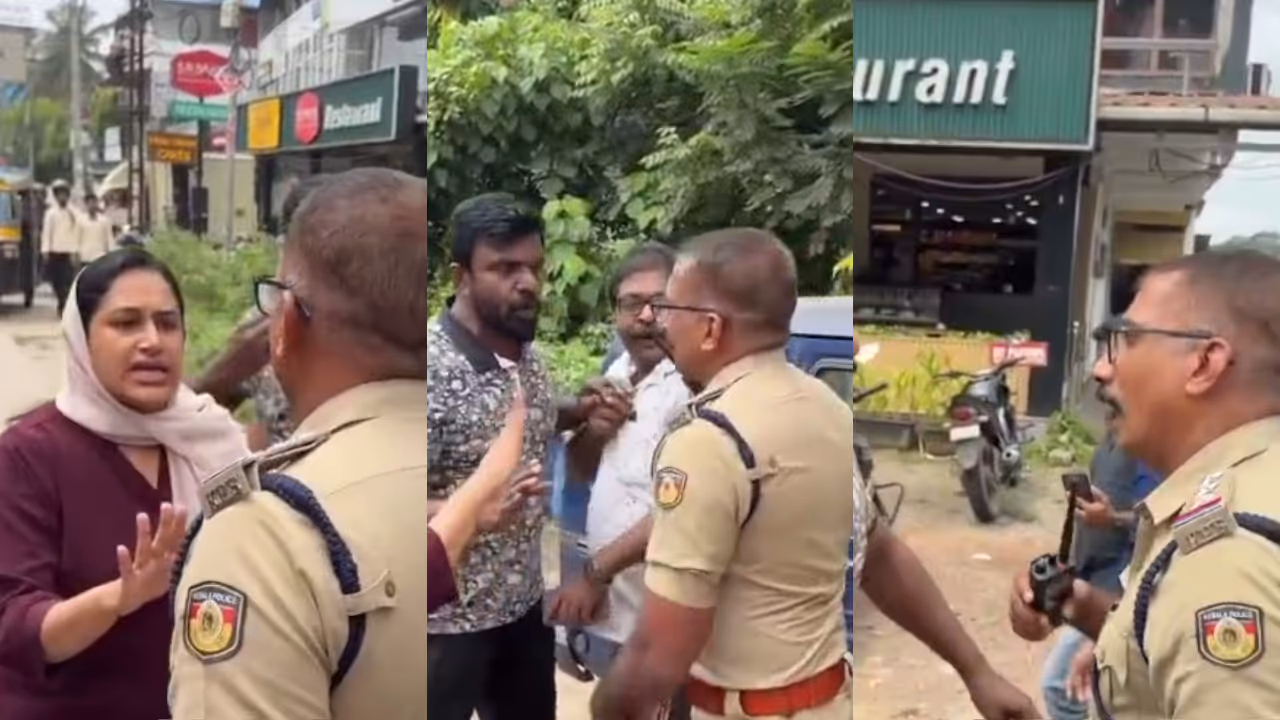 traffic ci and counsellers argument over parking fine