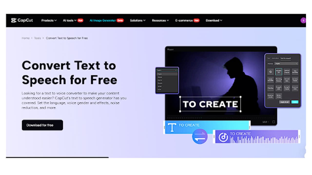 Narrating Mythology Tales with Text to Speech AI in CapCut Desktop Editor