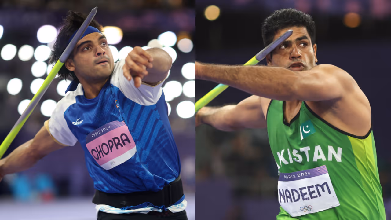 Neeraj Chopra and Arshad Nadeem Neeraj Chopra and Arshad Nadeem