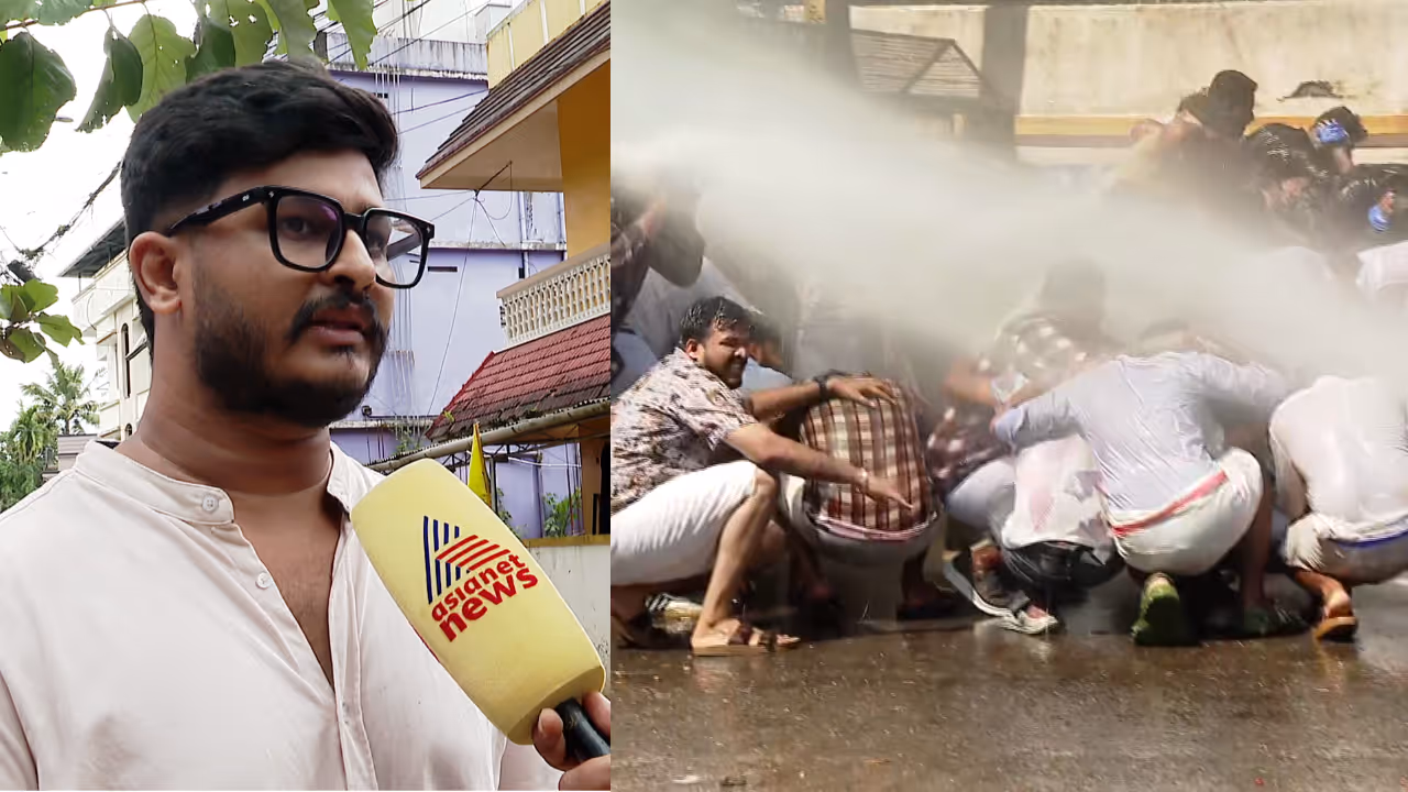 police water cannons