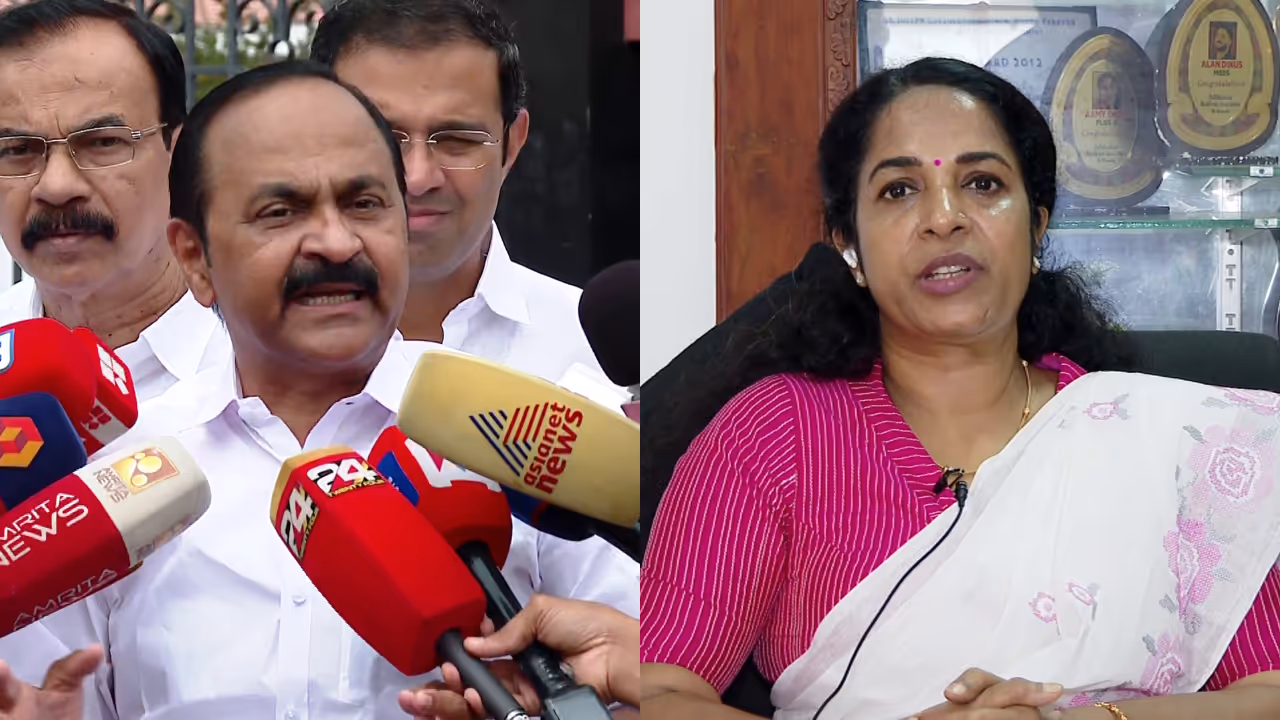 VD Satheesan And KJ Shine 