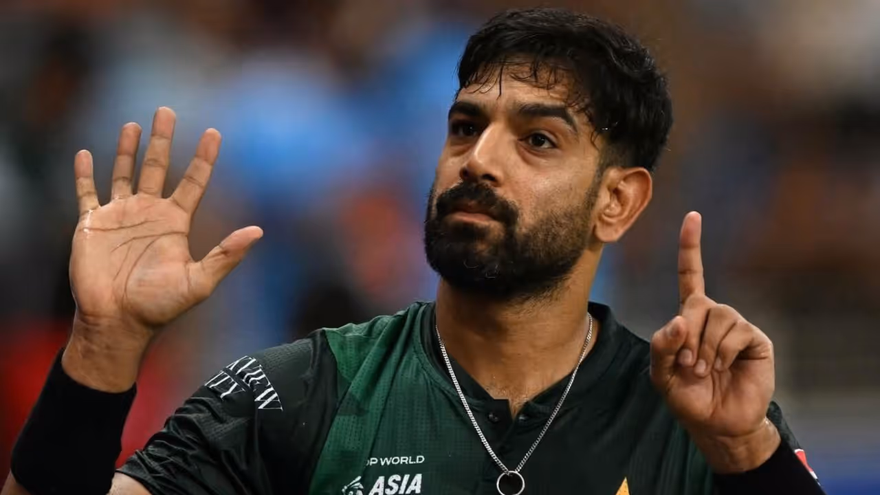 Haris Rauf 6 0 Gesture Haris Rauf 6 0 Gesture