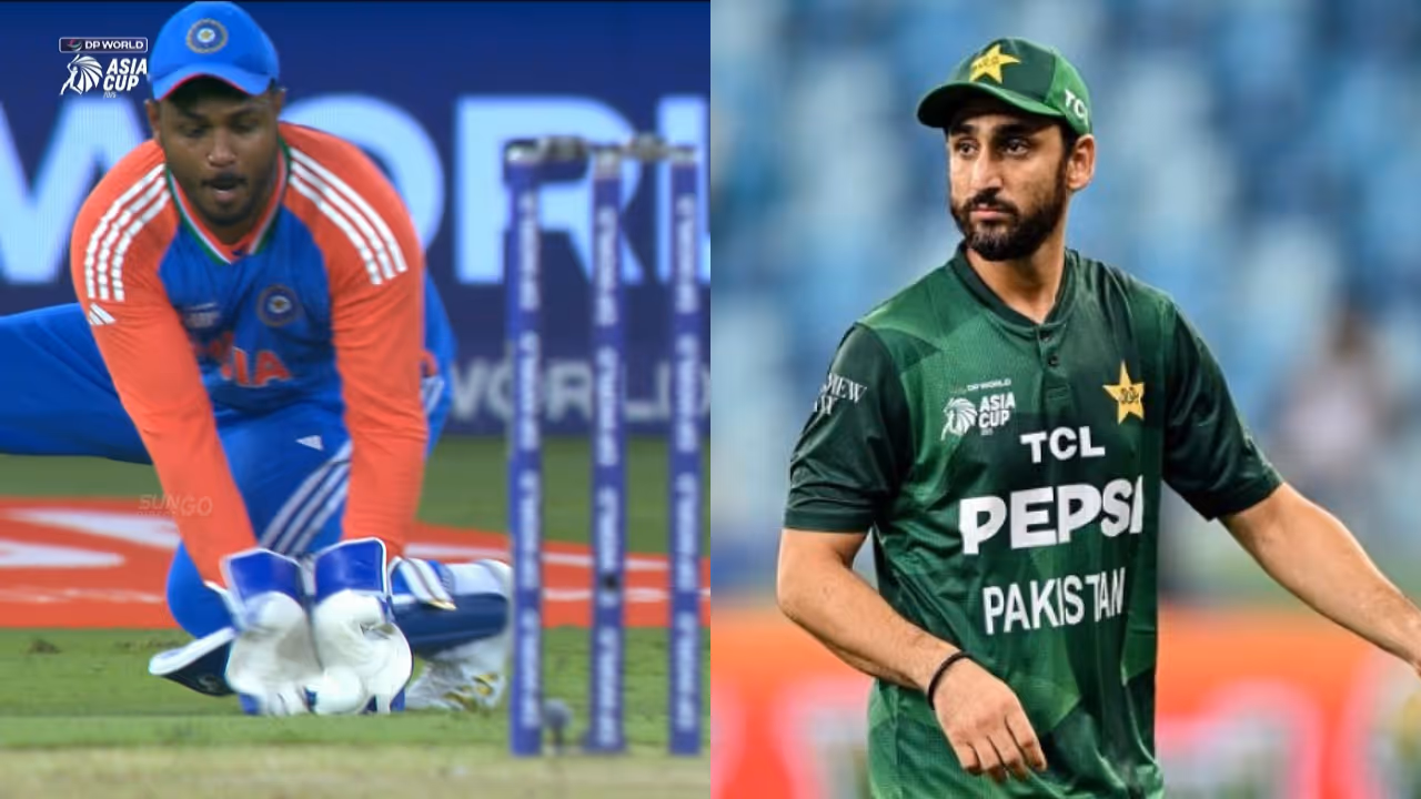 Salman Agha on Sanju Samson's Catch