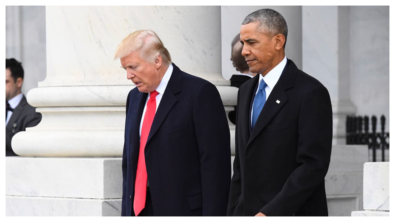 Trump Obama