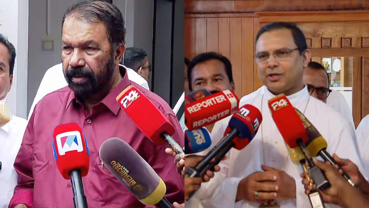 Minister V Sivankutty meets Archbishop Thomas Tharayal