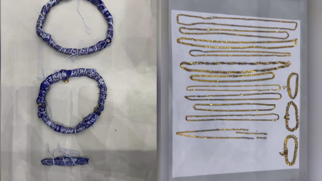 Gold seized at Thiruvananthapuram airport Gold seized at Thiruvananthapuram airport