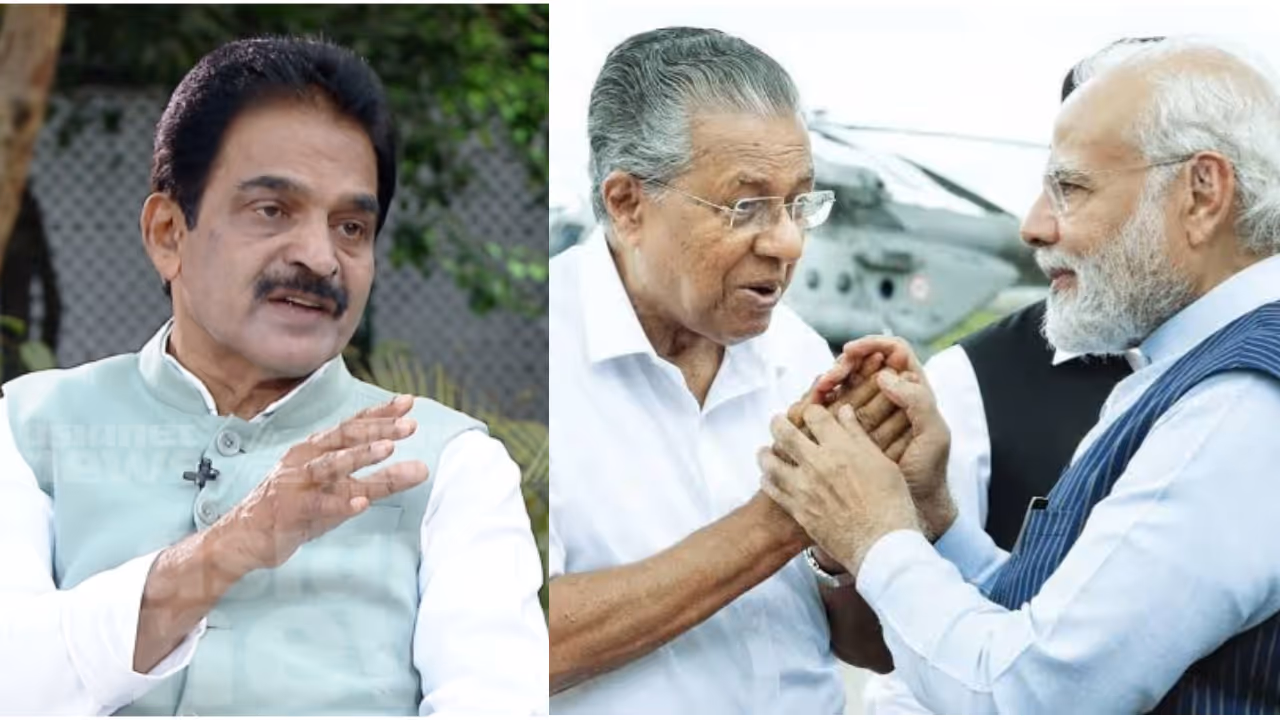 pinarayi vijayan and kc venugopal