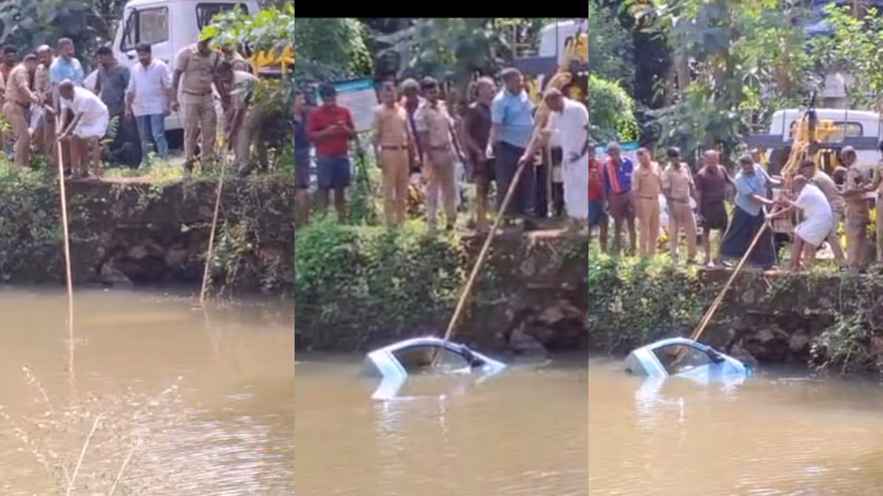 vehicle fell into the river vehicle fell into the river