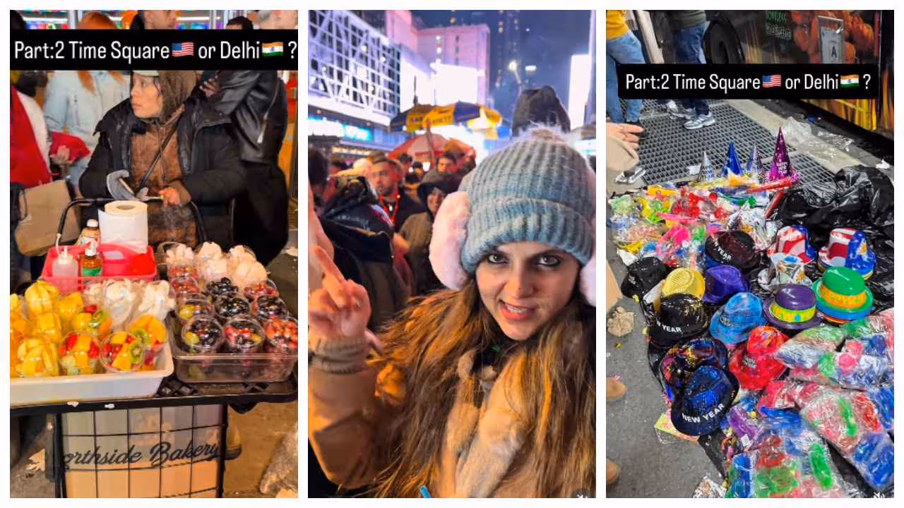 Times Square or Palika Bazaar Times Square or Palika Bazaar