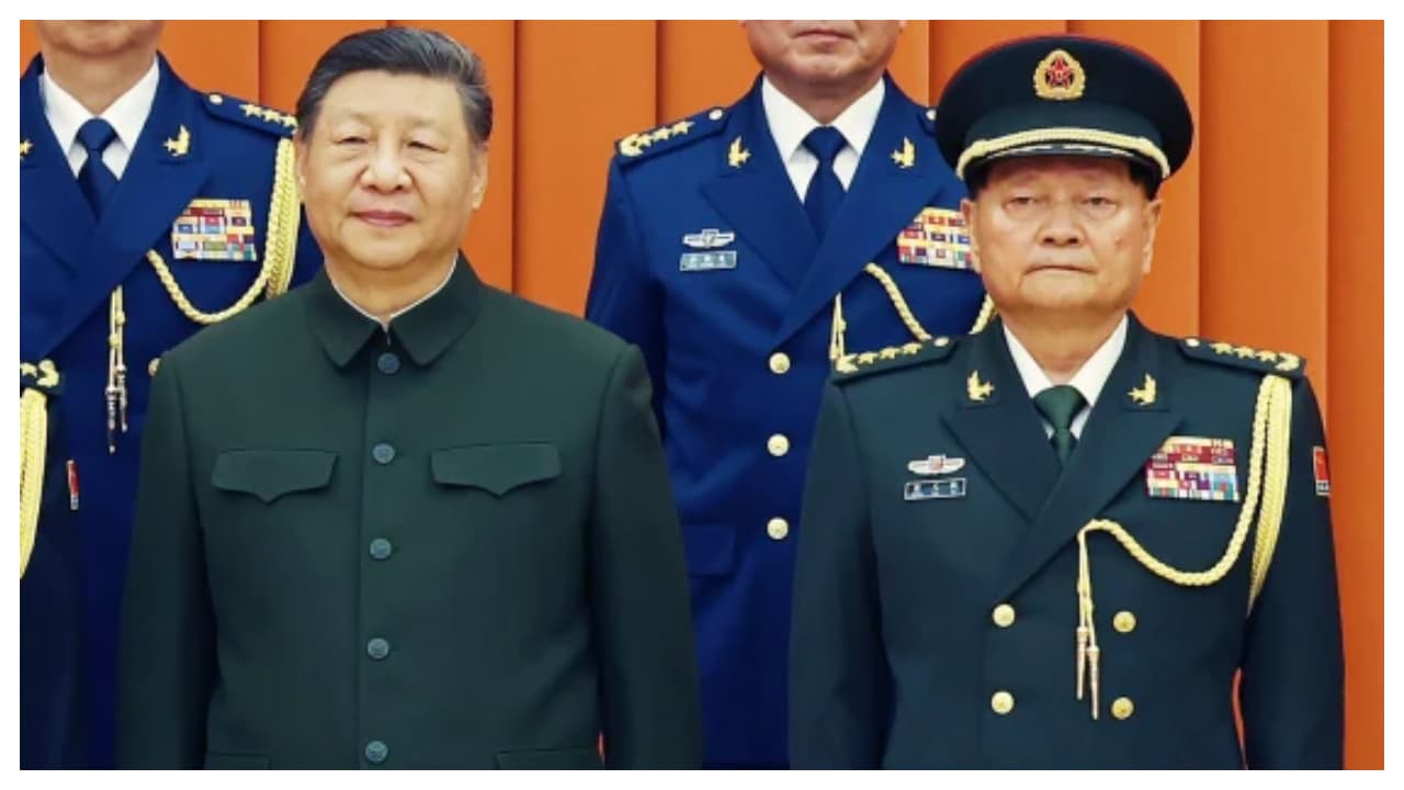 Xi Jinping and Zhang Youxia Xi Jinping and Zhang Youxia