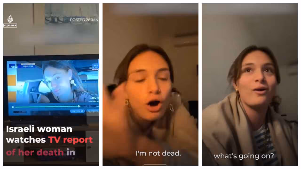 Israeli woman shocked to hear news of her death Israeli woman shocked to hear news of her death