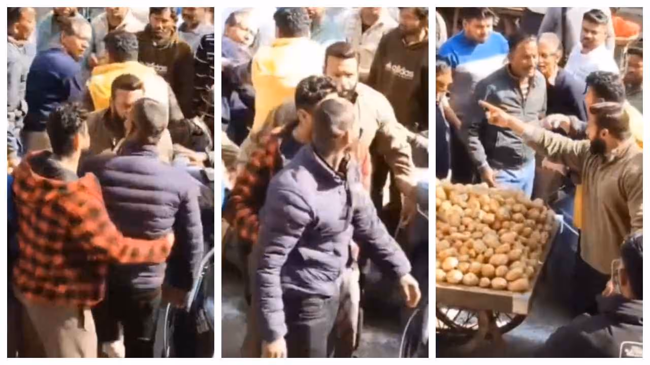 Bajrang Dal Members Over Harassment Of Muslim Shopkeeper Bajrang Dal Members Over Harassment Of Muslim Shopkeeper