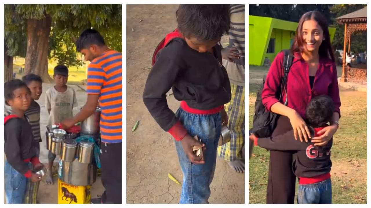 Homeless child buys food for influencers Homeless child buys food for influencers