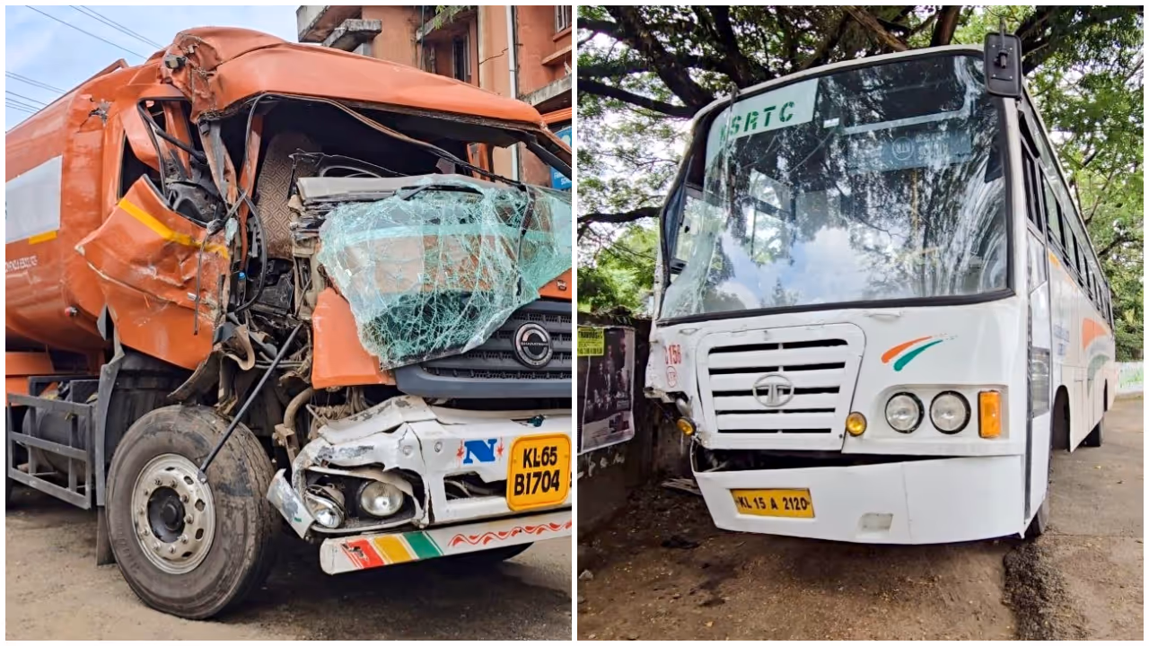 ksrtc tanker lorry accident ksrtc tanker lorry accident