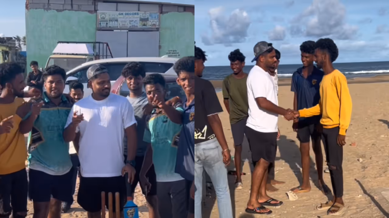 Sanju Samson Beach Cricket Sanju Samson Beach Cricket