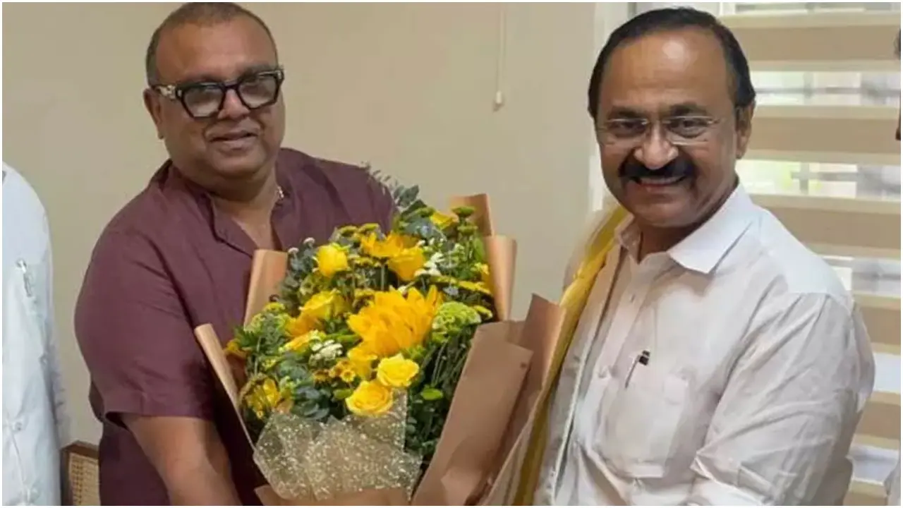 Thushar Vellappally V D Satheesan meeting Thushar Vellappally V D Satheesan meeting
