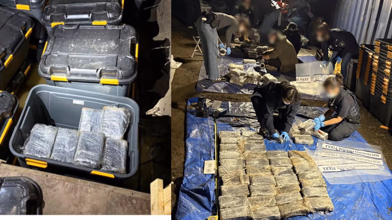 Australia’s biggest ever drug seizure Australia’s biggest ever drug seizure