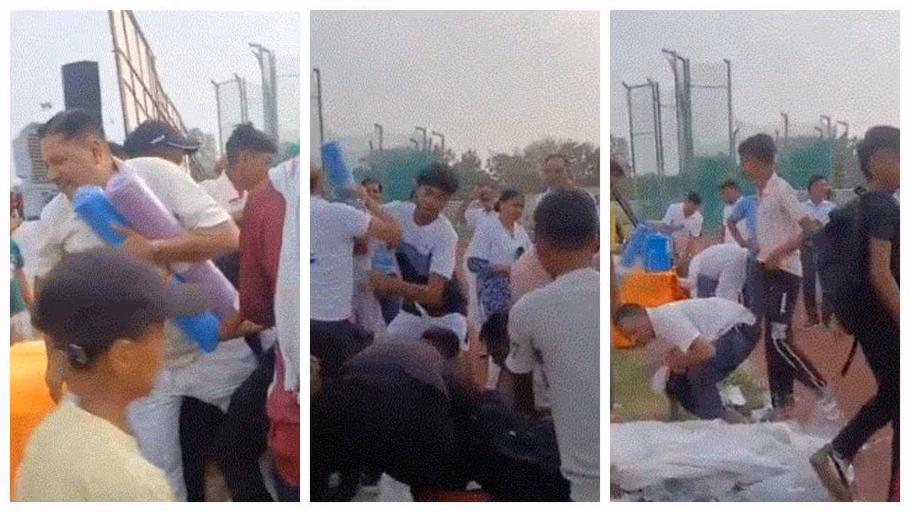 UP Yoga day viral video UP Yoga day viral video