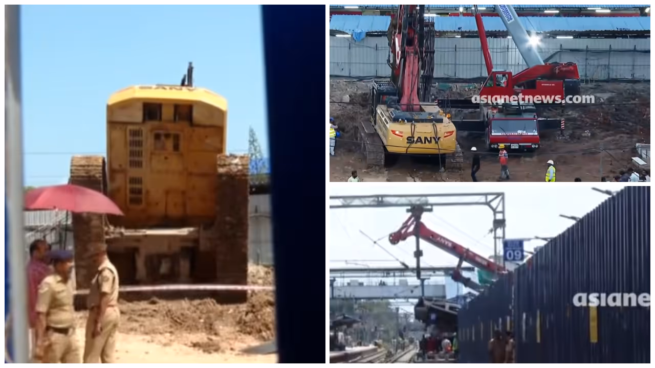 Thiruvananthapuram Piling Machine Accident Thiruvananthapuram Piling Machine Accident
