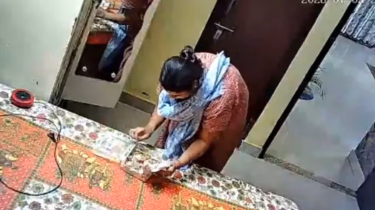 jaipur woman theft cctv jaipur woman theft cctv